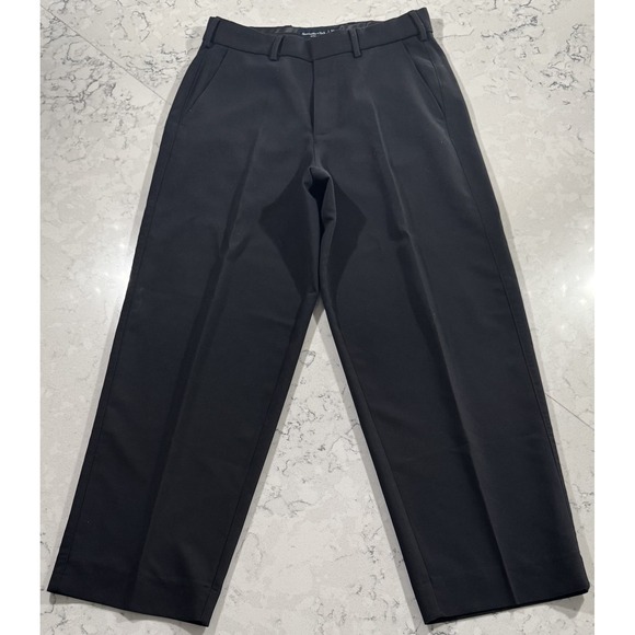 Abercrombie & Fitch Other - Abercrombie & Fitch Baggy Trousers Mens 31x32 Black Relaxed Fit Minimalist Pants